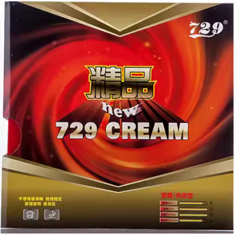 729 Cream Table Tennis Rubber